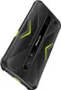 The back of a black Ulefone Armor X12 smartphone with green accents. Náhled obrázku produktu