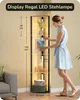 EDISHINE Stehlampe Wohnzimmer Holz, Dimmbar Stehlampe mit 4 Produktbild-Vorschau 6