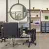 LEADZM Rollhocker Arbeitshocker Drehhocker Höhenverstellbar Produktbild-Vorschau 3