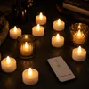 Monzana Candele LED 10 pz senza fiamma telecomando 37mm Anteprima dell’immagine prodotto 2