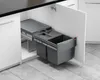 Hailo odpadkový koš 3641522 Úsporný tandem 2x 18 litrů Náhled obrázku produktu 2