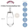 KILNER Fermentier-Set, groß, 3 Liter transparent Voir les images du produit 9