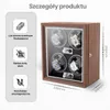 Nawijarka do zegarków Olvy na 4 zegarki, oświetlenie LED, Podgląd zdjęcia produktu 2