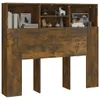 vidaXL Kopfteil mit Ablagen Räuchereiche 120x19x103,5 cm -  Produktbild-Vorschau 5