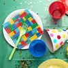 20 tovaglioli Colourful Bricks - Mattoncini colorati 33x33 Anteprima dell’immagine prodotto 5