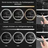 An instructional image showing how to change the color temperature and brightness of a bathroom mirror light. Anteprima dell’immagine prodotto