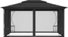 vidaXL Pavilón so sieťou 300x400x265 cm antracitový Náhľad obrázku produktu 2