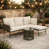 Gartenmöbel Set Lounge Rope Sitzgruppe Seil-Optik Produktbild-Vorschau 1