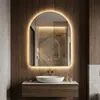 Specchio Rea Camlot 80X60 Led Oro Spazzolato Anteprima dell’immagine prodotto 4