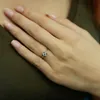 0,26 Carat Diamant Solitär Ring Antragsring 14 Karat Produktbild-Vorschau 2