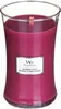 A WoodWick Wild Berry & Beets scented candle in a glass jar. Produktbild-Vorschau
