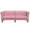 2-Sitzer Sofa Samt Rosa 182 x 77 x 74 cm Produktbild-Vorschau 4
