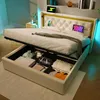 Bequemes LED-Polsterbett mit Stauraum, Produktbild-Vorschau 3