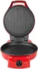 Nedis FCPM100FRD, 1 Pizza/Pizzen, Schwarz, Rot, 30 cm, 230 Produktbild-Vorschau 2