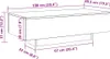 vidaXL Couchtisch Betongrau 100x49,5x31 cm Holzwerkstoff Produktbild-Vorschau 7