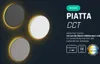 Spectrum LED Außenleuchte Wandleuchte Piatta Weiß rund Produktbild-Vorschau 13