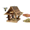 Woodok Vogelfutterhaus, Holz, gefaltet, hellbraun, Haken Produktbild-Vorschau 5
