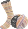 Lana Grossa - Cool Wool 4 Socks Print 7762 khaki natur rosa Produktbild-Vorschau 2