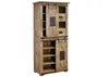 MASSIVMOEBEL24 | Armoire 80x45 Manguier laqué Bois naturel Voir les images du produit 1