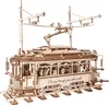 RoboTime 3D puzzle mécanique en bois Tram Voir les images du produit 1