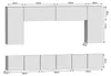BELINI Wohnwand MILANO 2 Wohnzimmer 300 cm - Weiß Produktbild-Vorschau 3