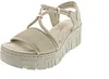 Rieker damen-Sandalette Perl-Beige, Farbe:beige/schlamm, EU Produktbild-Vorschau 6