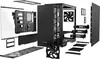 An exploded view of a computer case, showing all its components laid out separately. Voir les images du produit