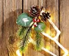 LED Wanddeko "Tanne" 25 cm hoch, mit Lichterkette, Zweigen Produktbild-Vorschau 2