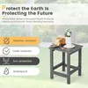 Tavolino da giardino KOMFOTTEU in HDPE, tavolino ausiliario Anteprima dell’immagine prodotto 3