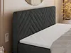 MKS MEBLE Boxspringbett 160x200 mit Bettkasten Matratze H3 Produktbild-Vorschau 2