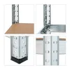 Relaxdays Schwerlastregal 2er Set, HxBxT: 180x60x30 cm, 500 Produktbild-Vorschau 8