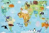 Tappeto Obsession Torino Kids 233 Mappa del mondo 160x230cm Anteprima dell’immagine prodotto 1