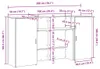 vidaXL Recepční stůl bílý 200x50x103,5 cm materiál na bázi Náhled obrázku produktu 7