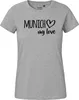 Huuraa Damen T-Shirt Munich my love XS Sport Grey Bio Produktbild-Vorschau 2