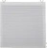 A white pleated blind is shown against a white background. Produktbild-Vorschau