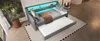 Schlafsofa 90x200 Grau – LED-Beleuchtung, USB, ausziehbares Produktbild-Vorschau 15