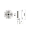 Hochtemperaturventilator für Saunen 100 mm bis 140 ° Produktbild-Vorschau 2