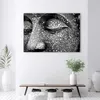 Leinwandbild buddhas augen 90x60 cm Feeby grau wandbild Produktbild-Vorschau 2