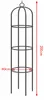GARDEBRUK® 4x Tuteurs de jardin 200 cm Colonne rosiers Voir les images du produit 1