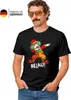 Herren T-Shirt Fasching Karneval Dabbing Clown Produktbild-Vorschau 4