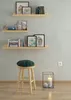 Runder Holz-Hocker als Beistelltisch oder Blumenhocker Produktbild-Vorschau 2