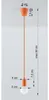 Lampe pendante DIEGO 1 orange 1xE27 15W PVC 90x9x9cm Sollux Voir les images du produit 19