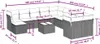 Garten-Sofagarnitur, 12-teilig, modular, Poly Rattan Produktbild-Vorschau 3