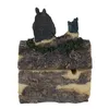 Kazeta / popelník s rezinovou figurkou Totoro a Chuu-Totoro Náhled obrázku produktu 5