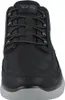 A front view of a black Skechers boot. Produktbild-Vorschau