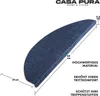 A blue stair mat with dimensions and feature callouts. Anteprima dell’immagine prodotto