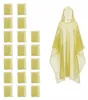 Relaxdays Regenponcho, 20er Set, Einweg Regencape mit Produktbild-Vorschau 10