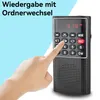 Taschenradio FM/UKW, Digital Radio Klein mit Rekorder, Produktbild-Vorschau 4