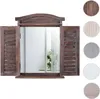 Wandspiegel Spiegelfenster mit Fensterläden 53x42x5cm  Produktbild-Vorschau 6