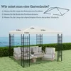 Outsunny náhradná strecha na altánok 3 x 3 m, nepremokavá Náhľad obrázku produktu 3